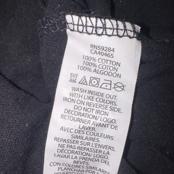 The Children's Place Black Princess Tee girls size Large (10/12) - Picture 4 of 5